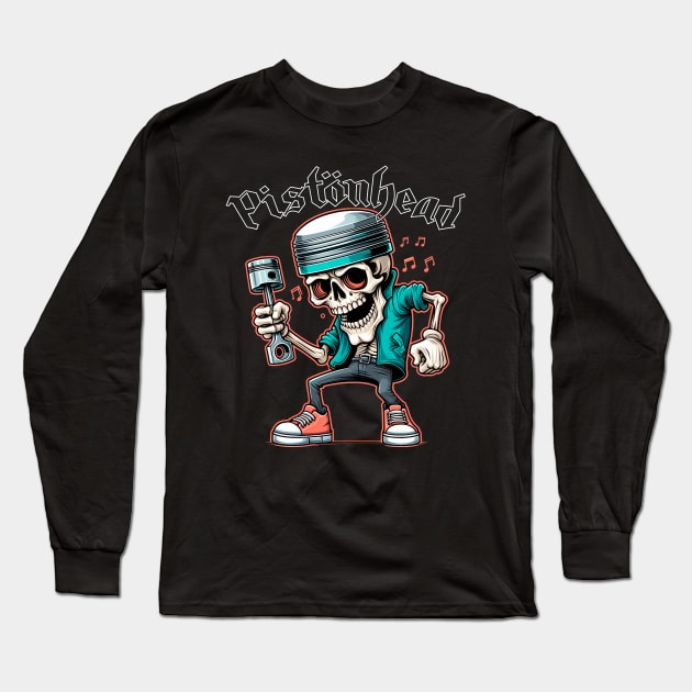 Pistonhead Long Sleeve T-Shirt by cowyark rubbark